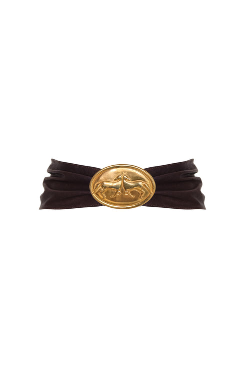 Galope Leather Belt / Brown